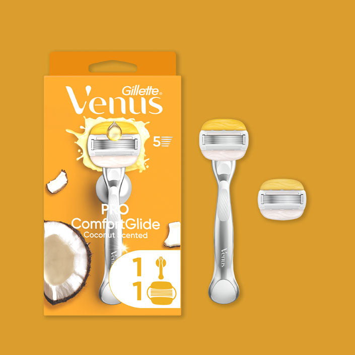 Gillette Venus Comfort Glide Shaving Razor (Coconut Scent)