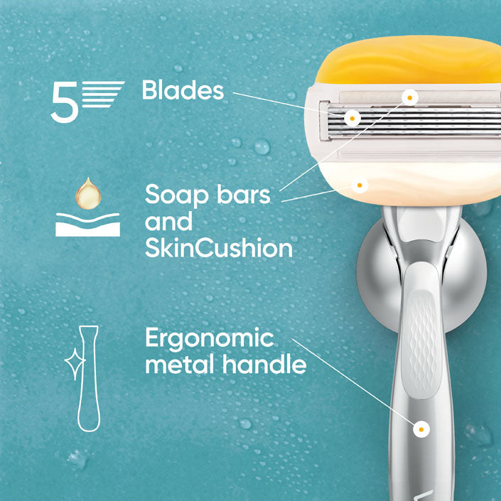Gillette Venus Comfort Glide Shaving Razor (Coconut Scent)