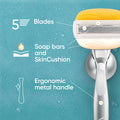 Gillette Venus Comfort Glide Shaving Razor (Coconut Scent)